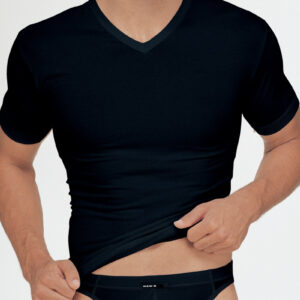Helios Men s Short sleeve V-neck Shirt Micromodal Art.80994 - Image 5