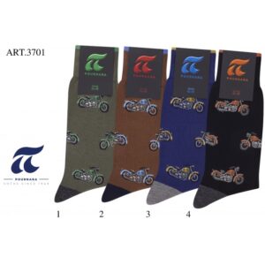 Pournara Fashion Sock UNISEX O/S art.3701 seamless - Image 1