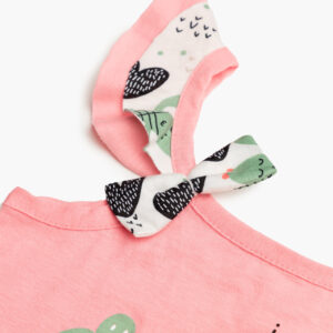 Minerva Baby Girls  Homewear-Pyzama "Cactus-Giraffe" Spagetti top & Shorts art.61932 - Image 9