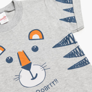 Minerva Little Boys  Homewear-Pyzama Short Sleeve with Shorts TIGER ROARart.61945 - Image 2