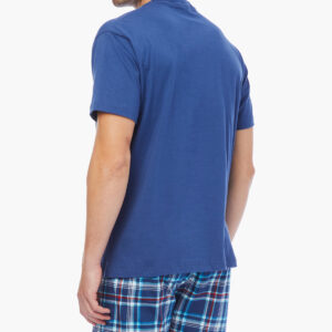 Minerva Men s Homewear Short Sleeve-Checkered Shorts "ISLANDS" art.70981 - Image 7