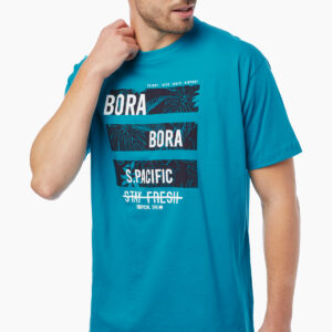 Minerva Πυζάμα Ανδρική Κοντομάνικη-Βερμούδα "Bora Bora" art.70982 - Image 7