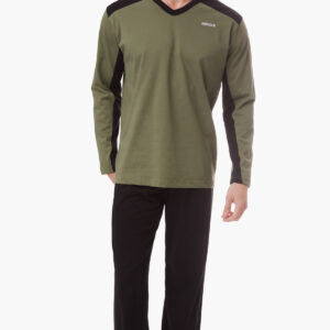 Minerva Men s Homewear Long Sleeve V-neck art.70951 - Image 1