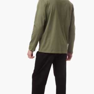 Minerva Men s Homewear Long Sleeve V-neck art.70951 - Image 3