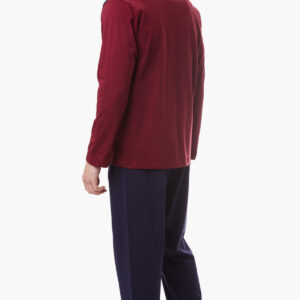 Minerva Men s Homewear Long Sleeve V-neck art.70951 - Image 6