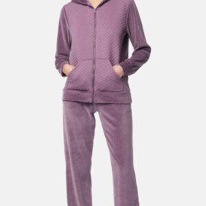 Minerva Women s Athletic Set VELVET Quilted with Hoodie art. 90-52286_52289 - Image 1