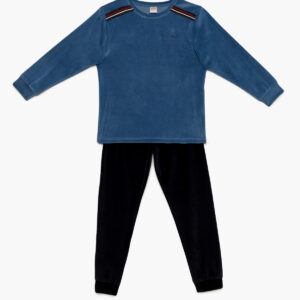 Minerva Boys  Homewear-Pyzama Stripes with Rubber Band art.62071 - Image 4