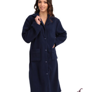 Lydia Creations Homewear Women s Fleece Robe Classic/Embroidery Buttons art.22629 - Image 2