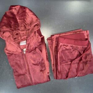 Lydia Creations Homewear Women s Velvet Set with Hoodie art.22638 - Image 3