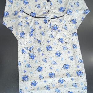 Nina Homewear Women s Nightgown Midi Placket Floral art. 818_2022 - Image 1