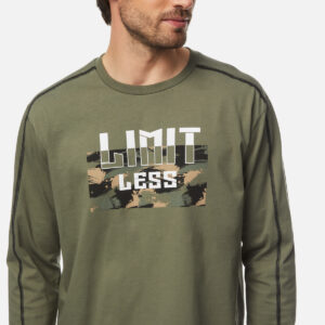 Minerva Men s Homewear-Pyzama "Limitless" Round Neck-Military Pants with Rubber Band art.71016 - Image 8
