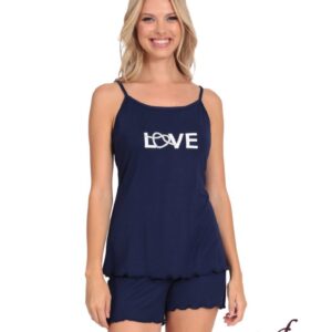 Lydia Creations Homewear Women s Set Top & Shorts "Love" art.22087-1 - Image 1