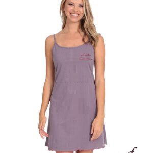 Lydia Creations Homewear Women s Nightgown Buttons Polka dots Mini art.22058 - Image 3
