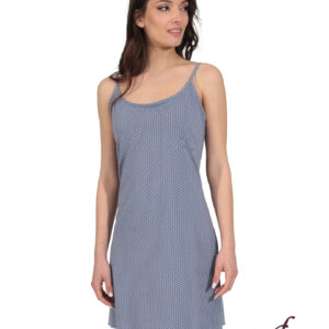Lydia Creations Homewear Women s Nightgown Buttons Polka dots Mini art.22058 - Image 1