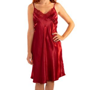 Homewear Women s Nightgown Thin Strap-Lace Satin Lydia Creations art.20596 - Image 2