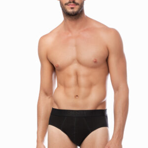 Minerva Mengear Basic Men s Mini Brief Slip Outer Elastic Waistband 2 pcs art.20521 - Image 5