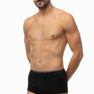 Minerva Classic men s slip with opening & outer elastic waistband art. 21000 - Image 3