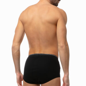 Minerva Classic men s slip with opening & outer elastic waistband art. 21000 - Image 4