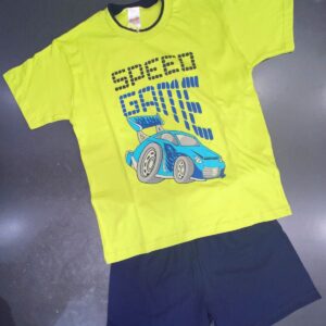 Minerva Πυζάμα Αγόρι Κοντομάνικη "Speed Game" με Σορτσάκι art.60871