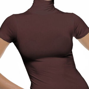 Helios Women s Turtle Neck Short Sleeve Shirt Modal art.80663 - Image 3