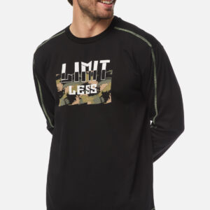 Minerva Men s Homewear-Pyzama "Limitless" Round Neck-Military Pants with Rubber Band art.71016 - Image 9