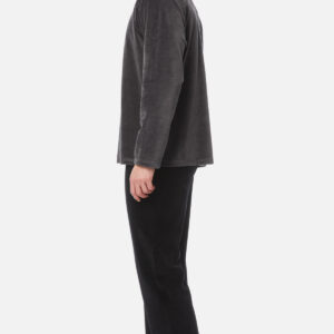 Minerva Πυζάμα Ανδρική Βελουτέ V-Neck art.71055 - Image 8