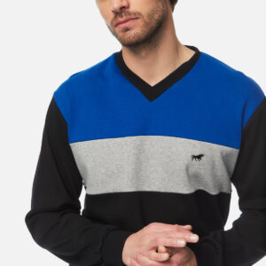 Minerva Men s homewear-pyzama "Bull" three colour, V neck, rubber bands art.71061 - Image 9