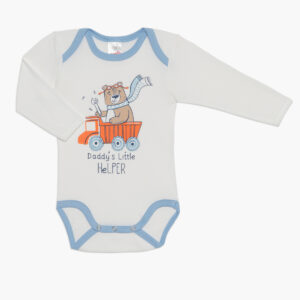 Minervakia Little Baby Boy s Long Sleeve Underwear 2pcs SCARF art.31802 - Image 4