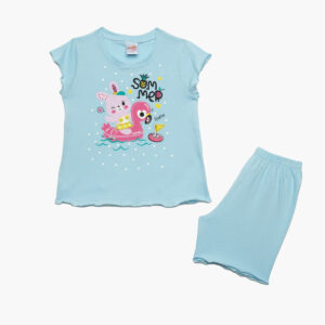 Minerva Baby girls  Homewear-Pyzama Short Sleeve (half sleeve) "Summer Party" with Shorts art.61937 - Image 8