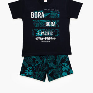 Minerva Πυζάμα Αγόρι Κοντομάνικη "BORA BORA" Βερμούδα art.61948