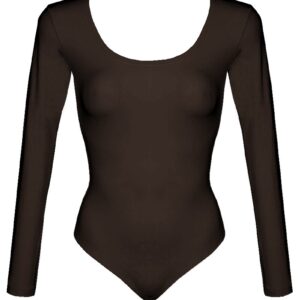 Helios Women s Long Sleeve Wide Neck Bodysuit Modal art.80682 - Image 7