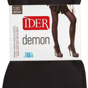 IDER DEMON 120 Den Opaque Microfibre Elastic Tights Κ.Α.602 - Image 1
