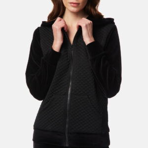 Minerva Women s Athletic Set VELVET Quilted with Hoodie art. 90-52286_52289 - Image 2