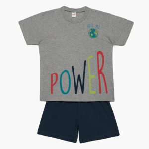 Minerva Boy s homewear short sleeve with shorts POWER art.62095 - Image 1