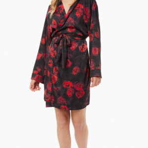 Minerva Ladies Satin Robe A/O W21-22 art.52016 - Image 1