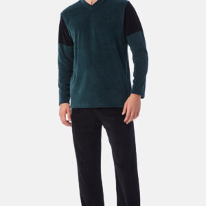 Minerva Men s Pyzama VELVET V-Neck BULL art.71136 - Image 1