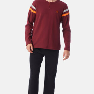 Minerva Men s Pyzama PDR with Placket BULL art.71122 - Image 2