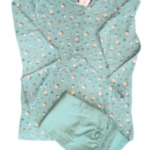 Lanotte Women s Pyzama Cotton Floral Placket Fouter art. 4/79_23_24 - Image 1