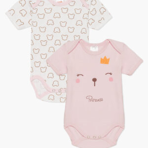 Minervakia Girl s Body Underwear 2 pcs Short Sleeve TEDDIES art.32013 - Image 1