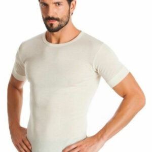 Helios Men s Short Sleeve Wool Undershirt art.80831 - Image 4