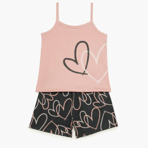 Minerva Girl s Thin Strap Pyzama HEARTS art.62221 - Image 2