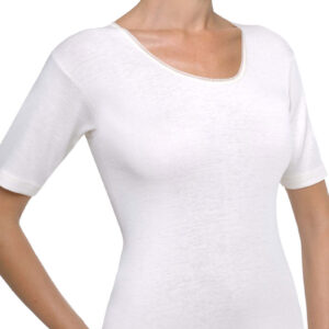 Helios Women s Short Sleeve Undershirt 50% Wool-50% Cotton art.80849 - Image 1