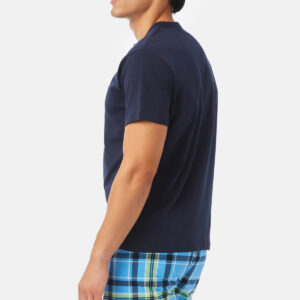 Minerva Men s Pyzama with Placket & Checkered Pants BULL art.71412 - Image 3