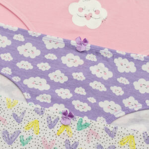 Minervakia Girl s Panties Set 3 pcs CLOUD FACES art.42523 - Image 5