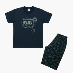 Minerva Boy s Pyzama Shortsleeve & Shorts PEACE art.62094 - Image 1