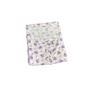 Νυχτικό Γυναικείο Αμάνικο Κλασσικό Midi Nina 100% Cotton OVERSIZED art.816_24 - Image 2