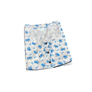 Νυχτικό Γυναικείο Αμάνικο Κλασσικό Midi Nina 100% Cotton OVERSIZED art.816_24 - Image 4