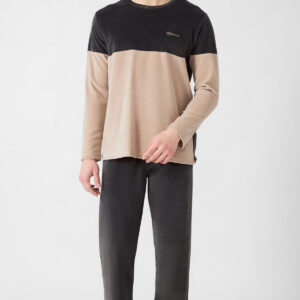 Minerva Men s Pyzama Velvet Roundneck art.71194 - Image 1