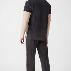 Minerva Men s Pyzama Velvet Roundneck art.71194 - Image 2