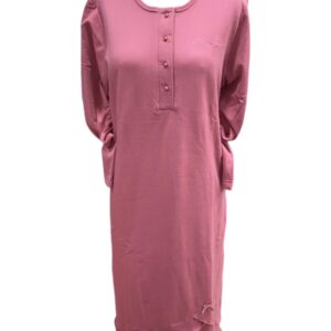 Lanotte Women s Nightgown Fouter Placket Single Colour art.555_2425 - Image 2